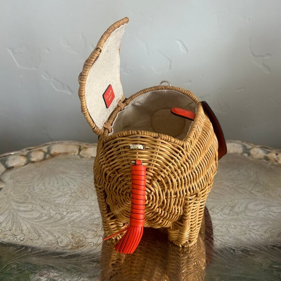 Kate Spade Novelty Wicker Elephant